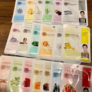 Lot of 19 Collagen Essence Sheet Face Masks